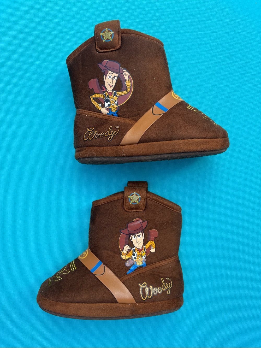 Woody Kids' Brown Character Boot Slippers